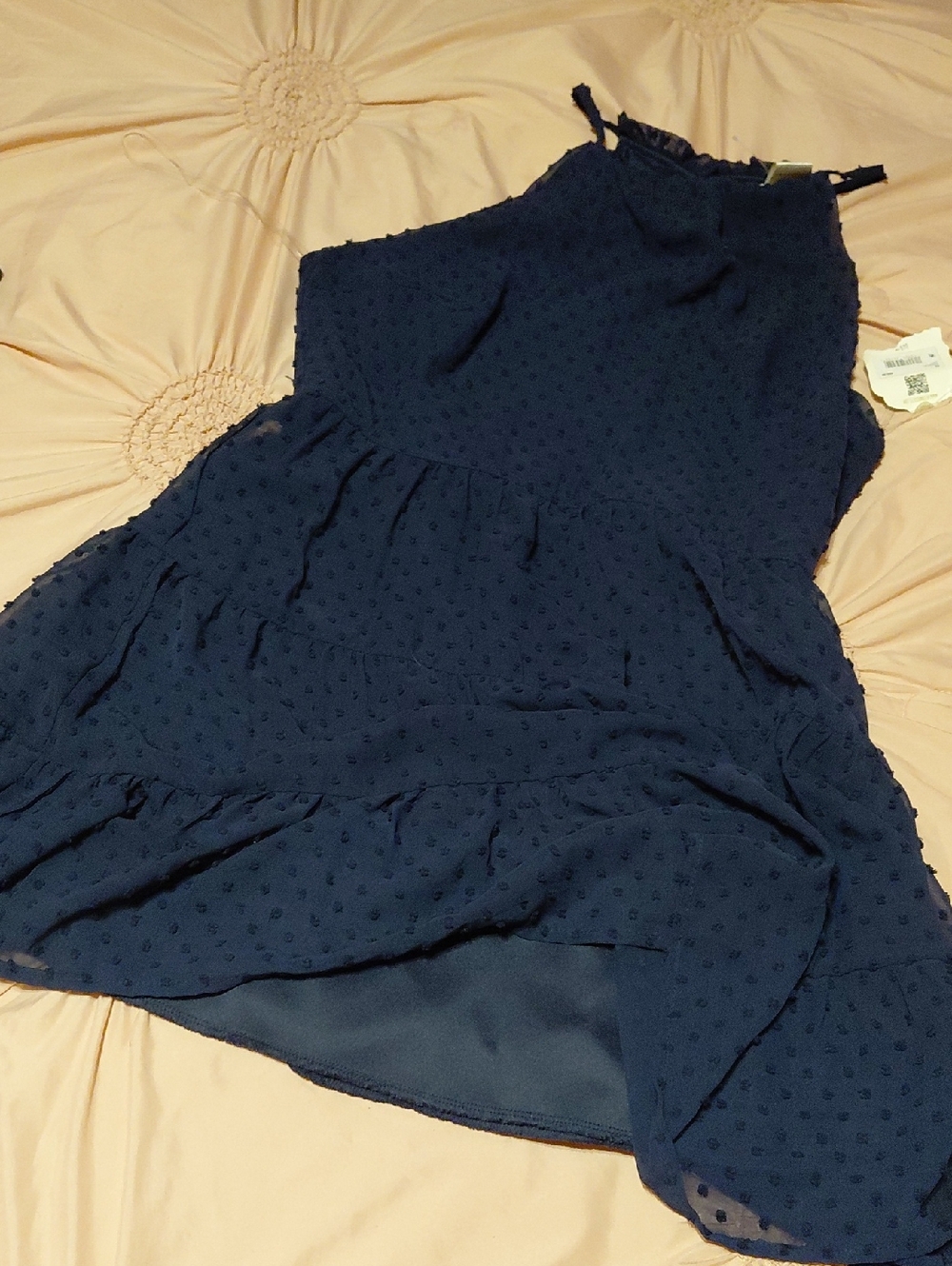 Altar'd State Navy Blue Halter Dress